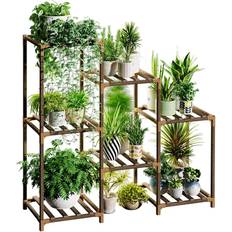 Pots & Planters Bamworld Plant Stand Indoor Plant Stands Plant Shelf