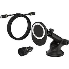 OtterBox Mobile Device Holders OtterBox Wireless Charger Dash & Windshield Mount for MagSafe Black