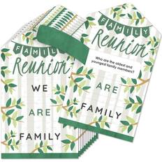Big Dot of Happiness Family Tree Reunion Family Gathering Party Game Pickle Cards Conversation Starters Pull Tabs Set of 12