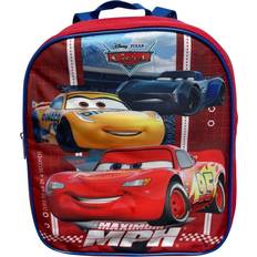 Cars Lightning McQueen Toddle Boy 12 Inch Mini Backpack (Red-Blue)