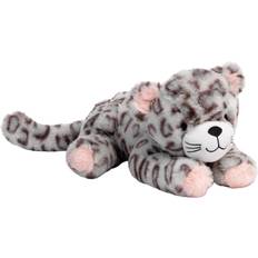 Lambs & Ivy Happy Jungle Plush Leopard Stuffed Animal Toy Pink/Gray Cleo