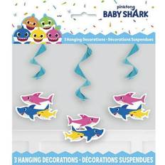 Swirls Unique Hanging Baby Shark Decorations, 3ct MichaelsÂ Multicolor One Size