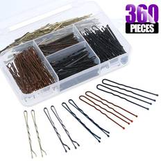 Brown Gift Boxes & Sets Swpeet 360 Pieces 2 Styles Hair Pins Kit 216Pcs
