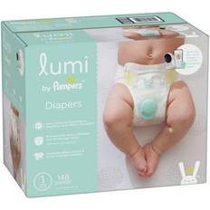 Baby care Pampers Lumi 148-Count Size 1 Enormous Pack Disposable Diapers