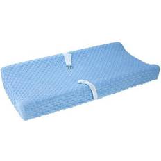 Accessories Carter's Changing Pad Cover Plush Velboa Bubble Dot Blue