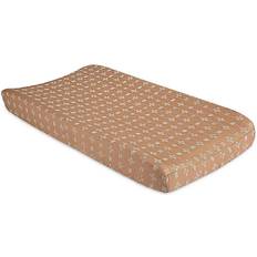Crane Ezra Quilted Changing Pad Cover In Copper Copper Changing Pad Cover