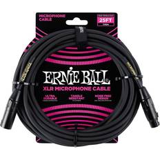 Ernie Ball Xlr Cable 25 Ft. Black