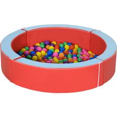 Ball Pit OutSunny Foam Baby Ball Pit Pool with Removable & Washable Cover - 200 balls