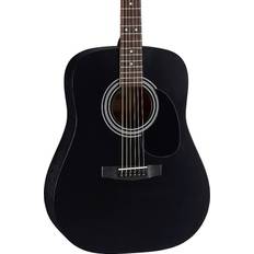 Cort Musical Instruments Cort Standard Series AD810 Acoustic Guitar Black Satin
