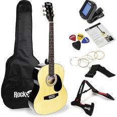Rockjam String Instruments Rockjam Acoustic Guitar Kit, Beig/Green