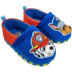 Paw Patrol Soft Toys Paw Patrol Boy s Chase and Marshall A-Line Plush Slipper Blue Red Toddler Size 11/12