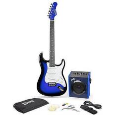 Rockjam String Instruments Rockjam Full Size Electric Guitar Kit, One Size Blue Blue One Size