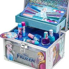 Disney Frozen Townley Girl Train Case Cosmetic Pretend Play Toy and Gift for Girls Ages 3