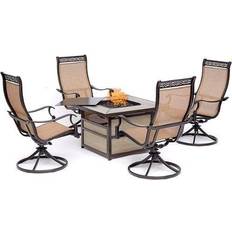 Hanover Fire Pits & Fire Baskets Hanover Monaco 5-Piece Fire Pit Chat
