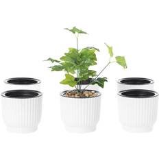 Gardenised Pots Gardenised QI003985.6 6.25 5.25 Flower Pot Self Watering Planter
