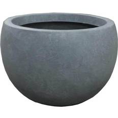 Kante Pots & Planters Kante 8 Slate Gray Concrete Round Bowl