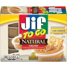 Sweet & Savory Spreads on sale Jif To Go Natural Peanut Butter - 12oz/8ct