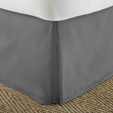 Gray Valance Sheets Becky Cameron Collection Pleated Twin Bed Skirt Valance Sheet Gray