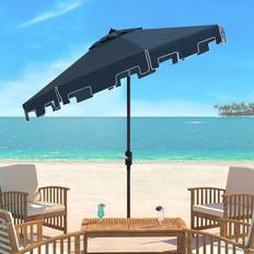 Parasols & Accessories Safavieh PAT8000A Uv Resistant Zimmerman Push Umbrella