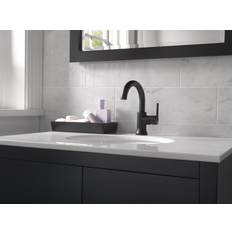 Basin Faucets Delta Trinsic Single Hole Faucet with Drain Seal