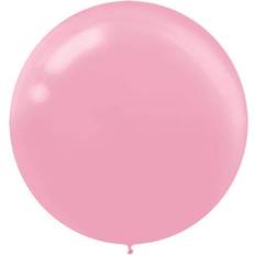 Amscan 24 in. New Pink Latex Balloons (3-Pack)