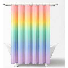 Turquoise Bathtub & Shower Accessories Lush Decor Rainbow Ombre Shower