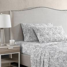 White Bed Sheets on sale Stone Cottage Hawley Floral Bed Sheet Gray, White, Black