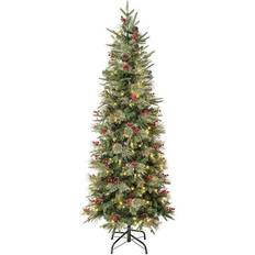 With Lighting Christmas Decorations National Tree Company First Traditions 6-ft. Virginia Pine Slim Christmas Tree