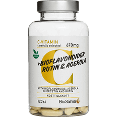 BioSalma C + Bioflavonoider Rutin & Acerola 120 st