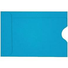 LUX Credit Card Sleeve (2 3/8 x 3 1/2) 50/Box, Pool (LUX-1801-102-50) Quill