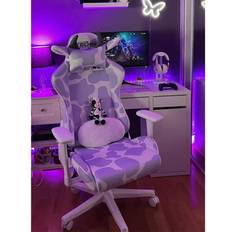 Purple Gaming Chairs Techni Sport TS85 Lavender COW Series Gaming Chair