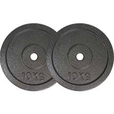 10 kg Gewichtsscheiben Slazenger Weight Plates 2x10kg