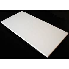 Vægflise, hvid mat, 20x40 cm, Hvid