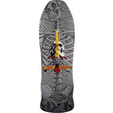 Powell Peralta Complete Skateboards Powell Peralta Geegah Skull And Sword Silver 9.75 X 30 Sølv 10" Unisex Adult, Kids, Newborn, Toddler, Infant