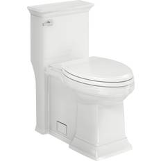 American Standard Toilets American Standard Town Square S 1-Piece 1.28 GPF Single Flush Elongated Toilet in White, Seat Included