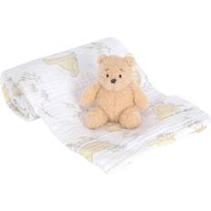 Lambs & Ivy Baby care Lambs & Ivy Winnie The Pooh Swaddle Blanket Plush Gift Set 2pk