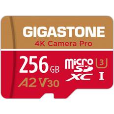 256gb micro sd Memory Cards & USB Flash Drives Gigastone [5-Yrs Free Data Recovery] 256GB Micro SD Card, 4K Video Recording for GoPro, Action Camera, DJI, Drone, Nintendo-Switch, R/W up to