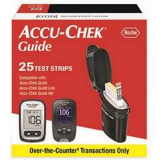 Test Strips For Glucometer Accu-Chek Guide Test Strips 25.0 ea
