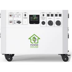 Portable Power Stations Batteries & Chargers Nature's Generator Powerhouse 7,200-Watt Solar with Wheels