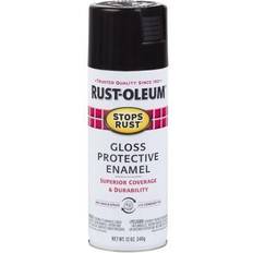 Paint Rust-Oleum Stops Protective Enamel Spray Paint, Gloss Black