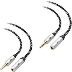 matters 2-pack headphone extension cable ft 3.5mm extension cable/aux extension cable, aux cord
