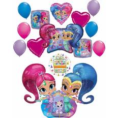 Shimmer and Shine Party Supplies Birthday Airwalker Balloon Bouquet Decorations