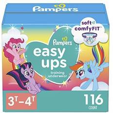 Procter & Gamble Diapers Procter & Gamble Pampers Easy Ups Training Underwear Girls Size 3T-4T 116 Ct