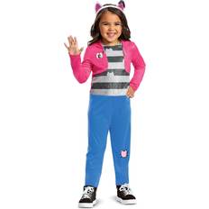 Disguise Gabby's Dollhouse Girl's Toddler Gabby Classic Costume Blue/Pink/Gray 4/6