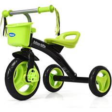 Costway Kids Tricycle Rider with Adjustable Seat-Green