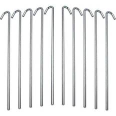 Pavilion Side Walls Tent Stakes Heavy Duty Metal, Galvanized Rust-Free Yard Stakes, Fence