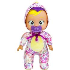 Toys Cry Babies Tiny Cuddles Dinos Tilo with Pterodactyl Dinosaur Themed Metallic Pajamas 9" Baby Doll