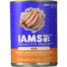 Iams senior dog food IAMS Proactive Health Senior with Slow Cooked Chicken Rice Pate, 13