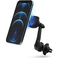 Ringke Mobile Device Holders Ringke Power Clip Wing Magnetic Car Mount Phone Holder Premium Air Vent Cradle 360° Rotation Long Reach Neck Cell Phone Automobile Cradles for Universal Smartphone