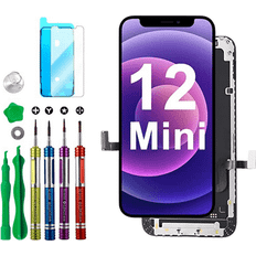 Spare Parts for iPhone 12 Mini Replacement Kit Touch Screen Digitizer LCD 3D Touch with Tools Incell 5.4 in